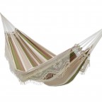 Artisan Handmade Cotton Hammock Striped in Earth Tones