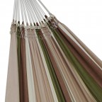 Artisan Handmade Cotton Hammock Striped in Earth Tones