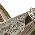 Artisan Handmade Cotton Hammock Striped in Earth Tones