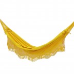 Artisan Handwoven Cotton Hammock Maize Yellow