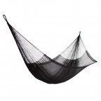 Black Nylon Hand Woven Hammock