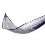 Blue Purple Cotton Hand Woven Hammock