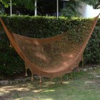 Copper Brown Hand Woven 2 Person XL Rope Hammock