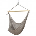 Grey Cotton Woven Mayan Rope Hammock