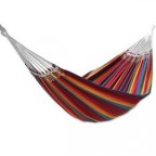 Multicolor Rainbow Striped Cotton Fabric Hammock