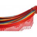 Rainbow Striped Cotton Fabric Hammock