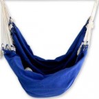 Royal Blue Brazilian Cotton Swing Hammock